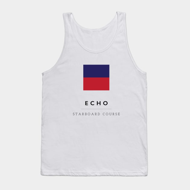 Echo: ICS Flag Semaphore Tank Top by calebfaires